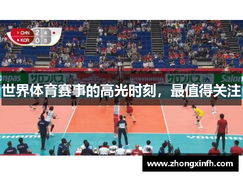 世界体育赛事的高光时刻，最值得关注